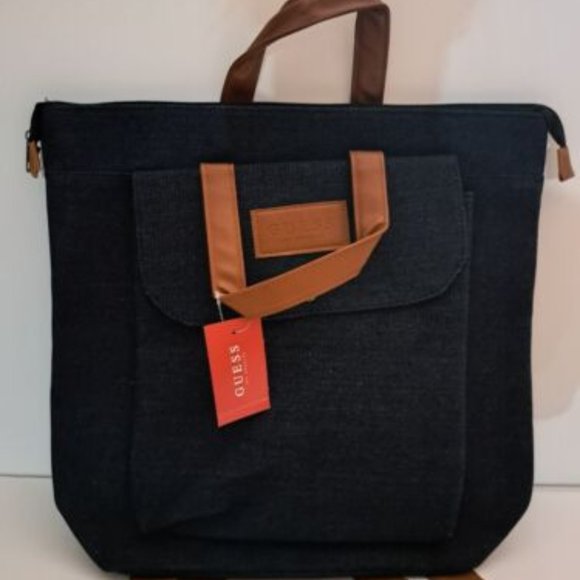 Guess Handbags - Guess Los Angeles Denim Backpack
